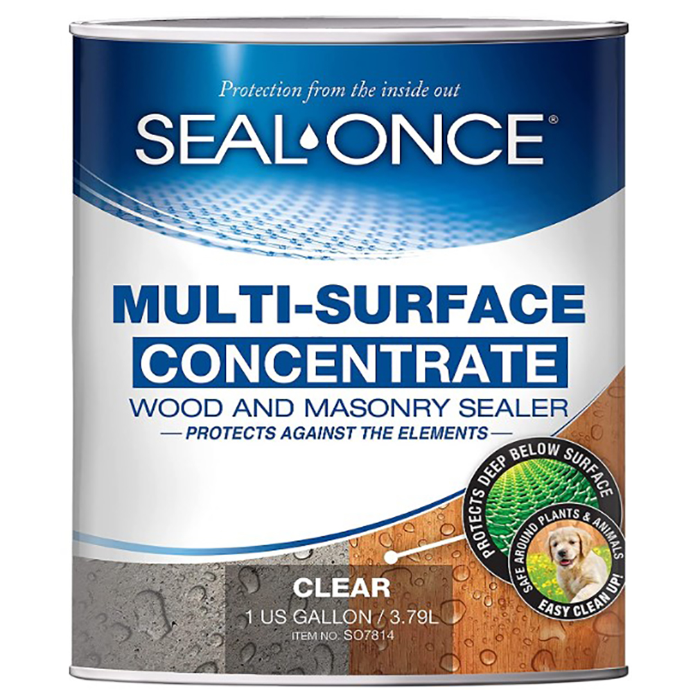 Seal Once Multi-Surface Concentrate Wood and Masonry Sealer gal