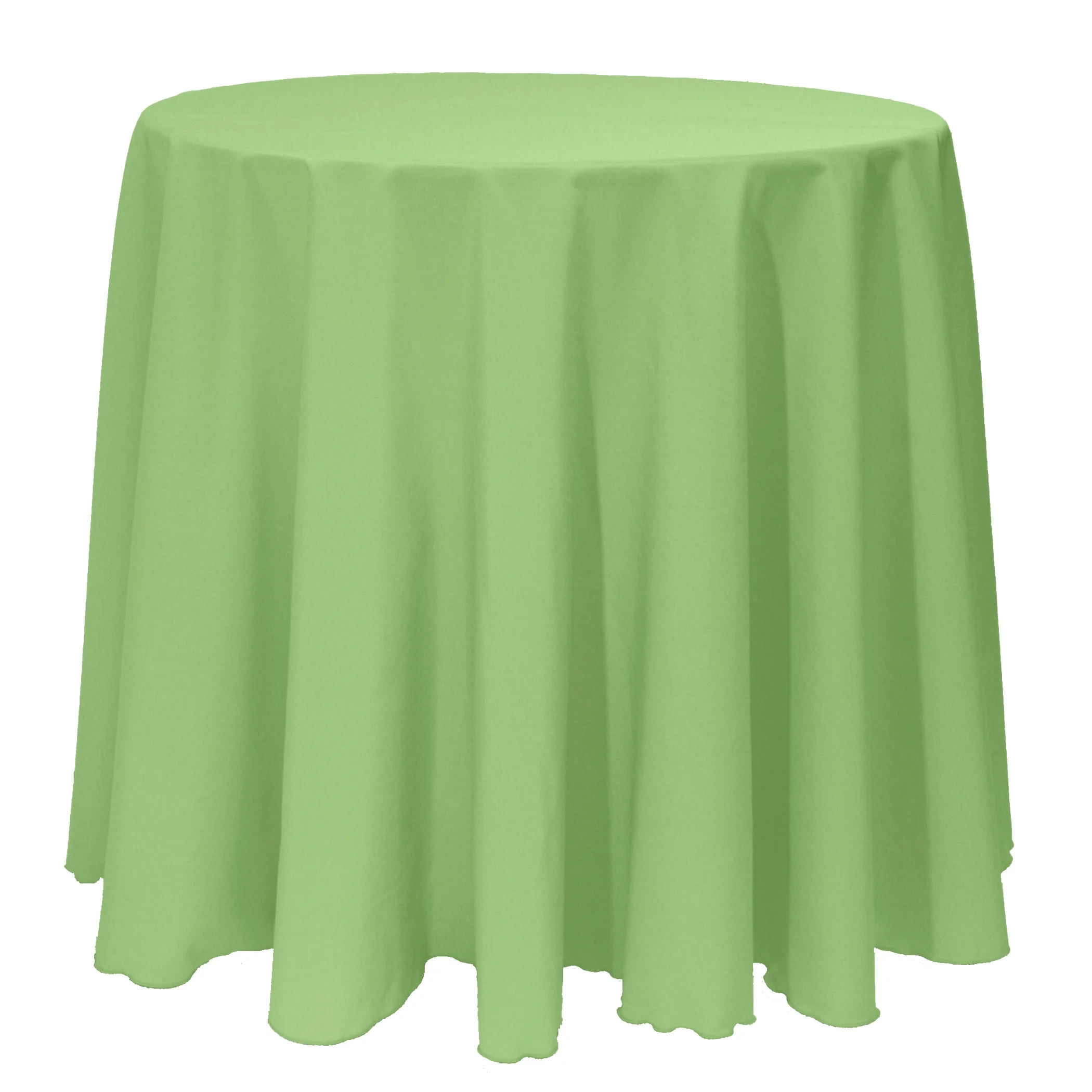 Ultimate Textile 90-Inch Round Polyester Linen Tablecloth Sage Green
