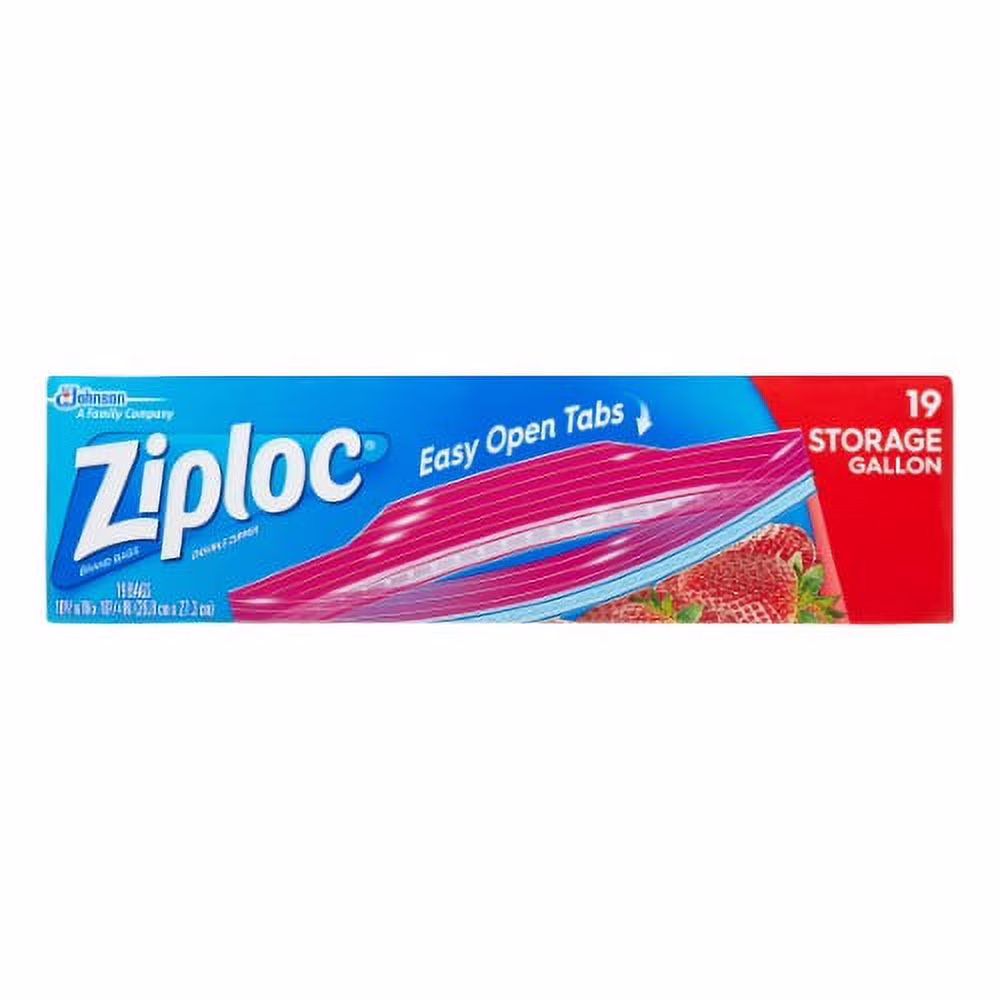 Ziploc Storage Bags Gallon (Pack of 12)
