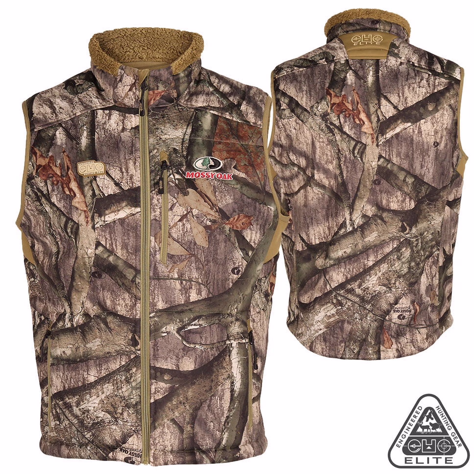 EHG Elite Mossy Oak Blackburn Mid-weight Hunting Vest (M)- MOTS