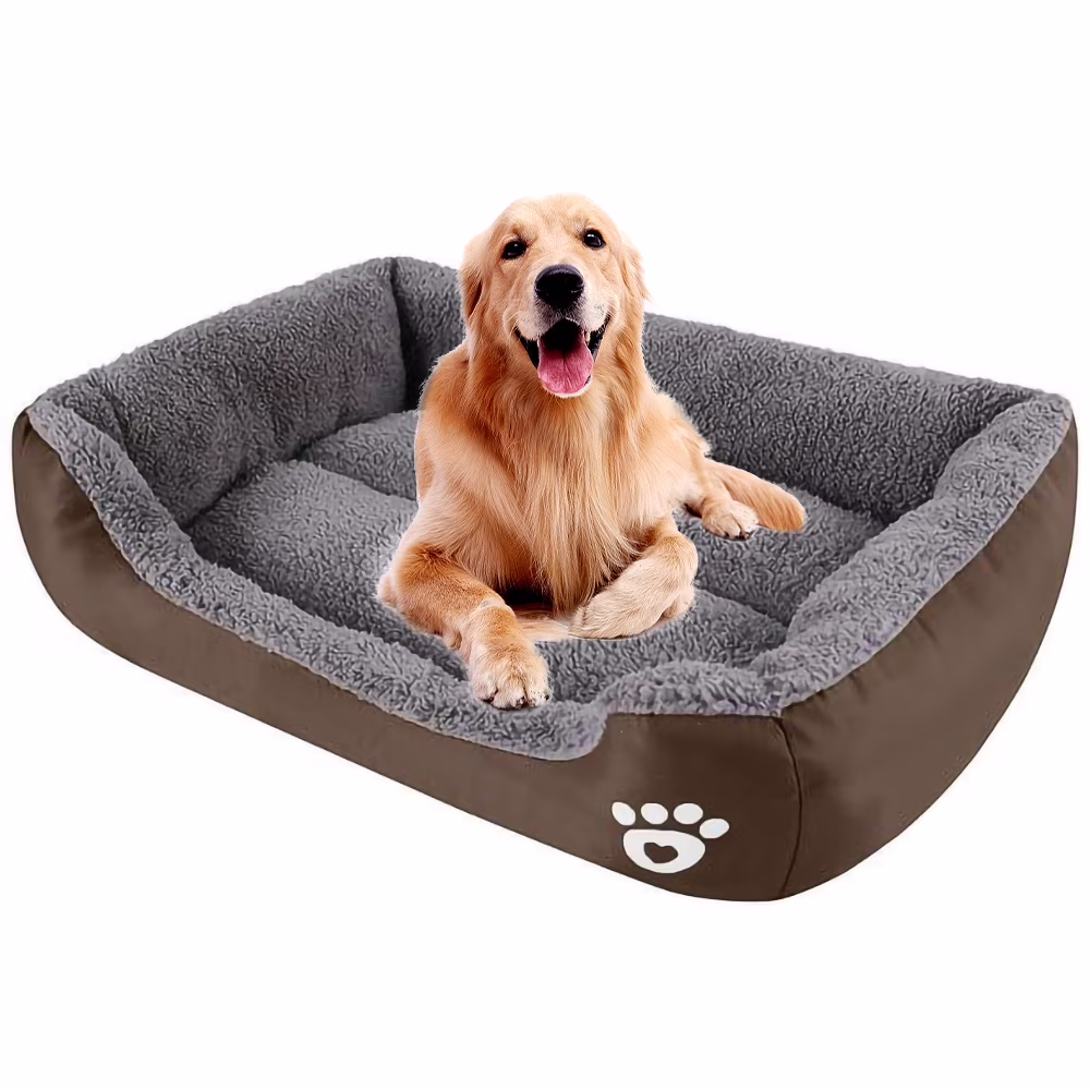 PETIMI Dog Beds for Medium Dogs , Washable Pet Sofa Bed Firm Breathable Soft Couch for Small Puppies Cats Sleeping Orthopedic Beds