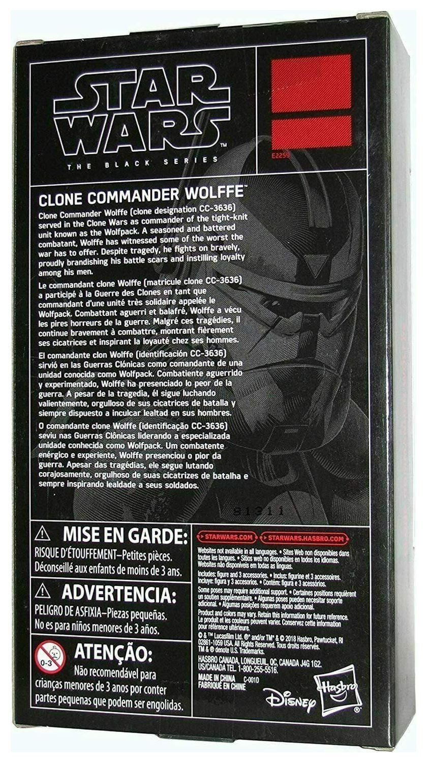 Star Wars Black Series Clone Commander Wolffe Action Figure [6 Inch]