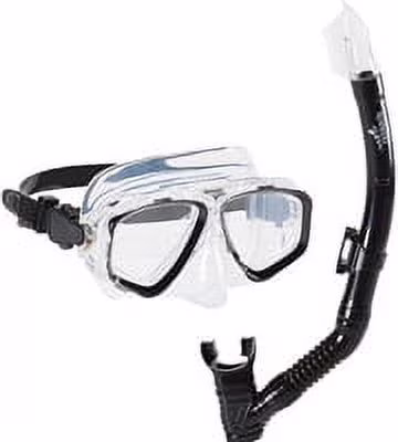 Speedo Adult Adventure Mask and Snorkel Set - Black 7530332-006