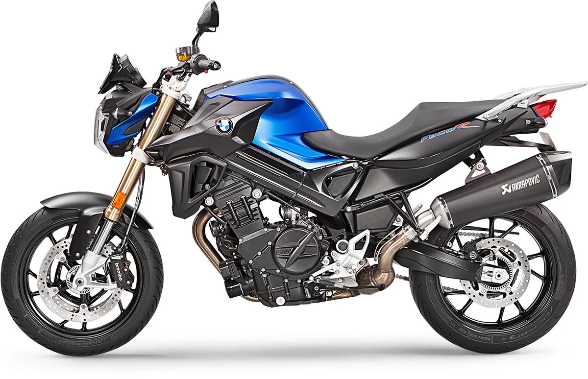 Akrapovic Black Titanium Slash-Cut Slip-On Muffler (S-B8SO7-HZAABL)