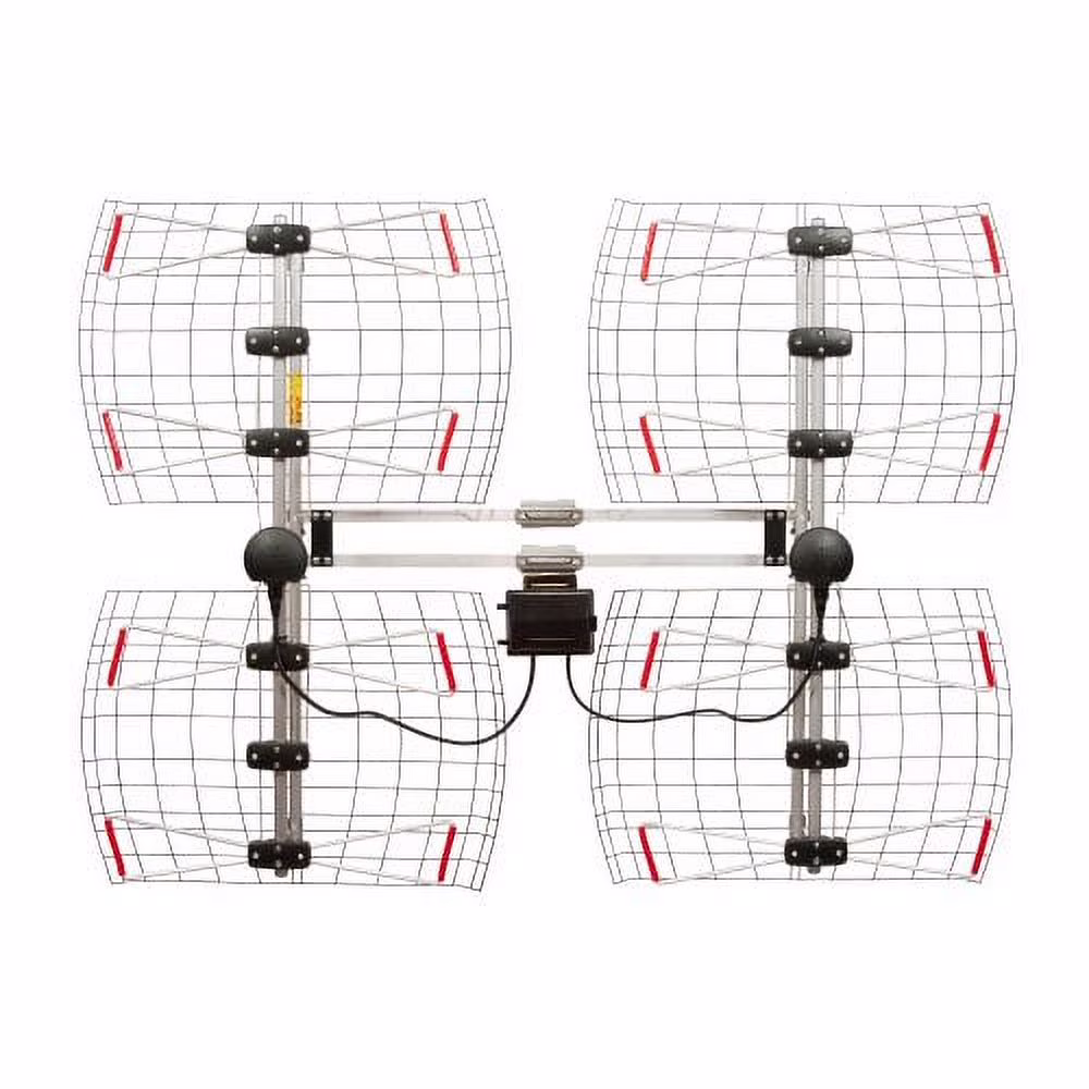 Antennas Direct 8-Element Bowtie UHF Outdoor TV Antenna, Multi-Directional, 70 Mile Range, Hardware