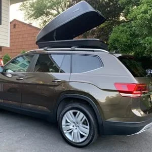 BRIGHTLINES Roof Rack Crossbars Compatible with Chevy Equinox GMC Terrain 2018-2024, Set of 2pcs, Black Aluminum Roof Top Cargo Rack