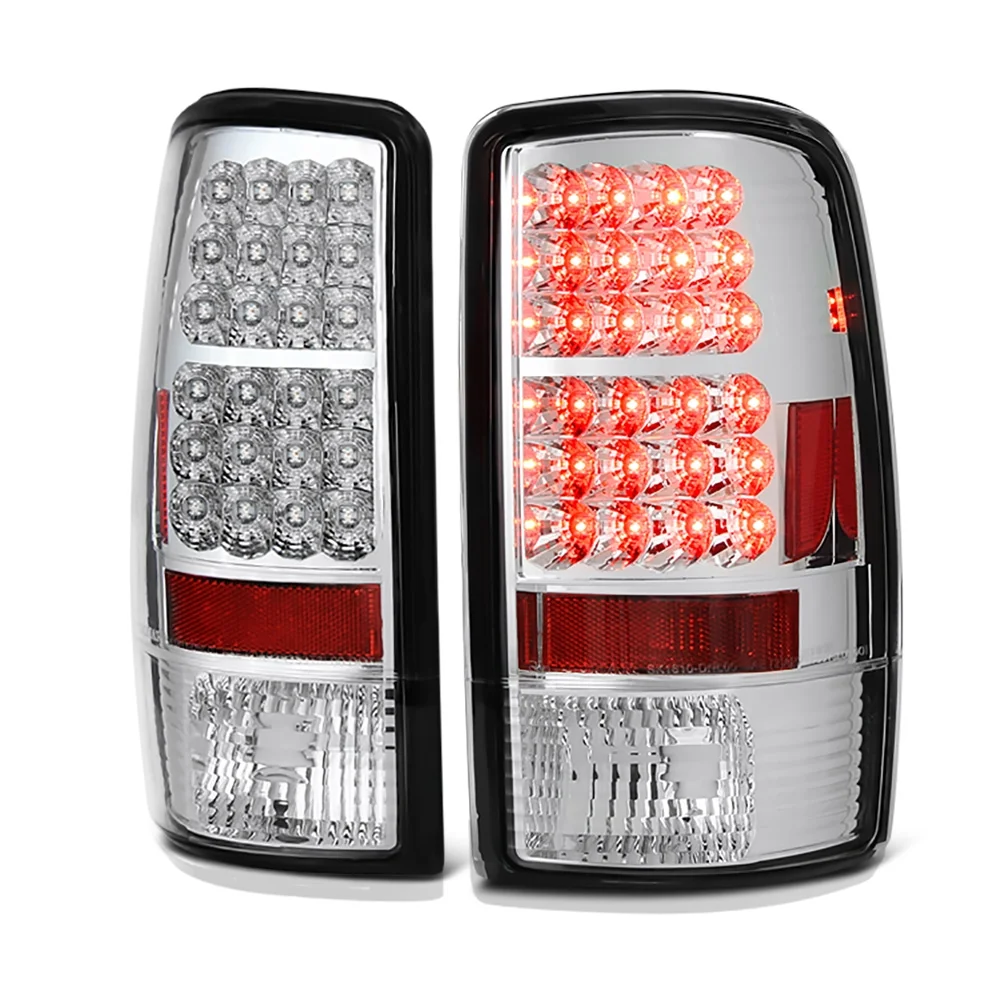 VIPMotoZ 2000-2006 Chevrolet Tahoe Suburban 1500 2500 GMC Yukon XL LED Tail Lights, Driver & Passenger Side