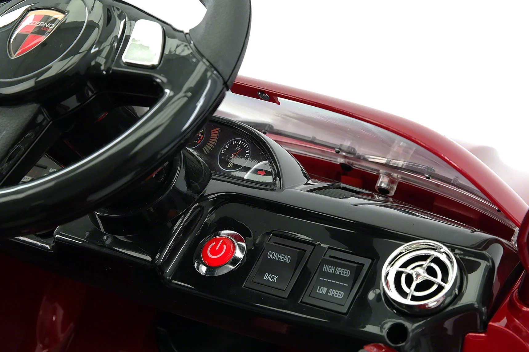 Kiddie Roadster 12V Kids Electric Ride-On Car with R/C Parental Remote | Cherry Red