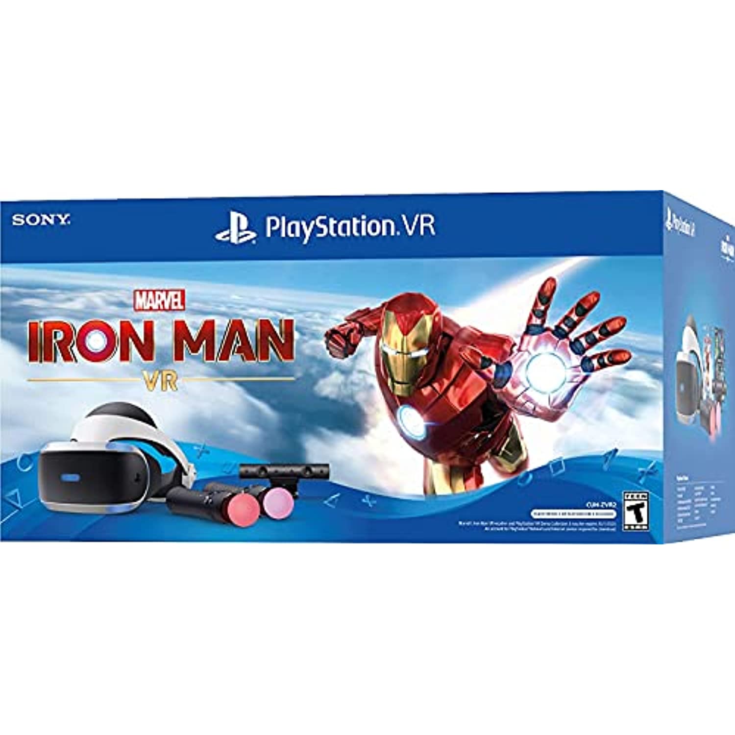 Sony PS4 PSVR Marvel Iron Man Bundle VR Headset + Camera + Controllers 3004152 (Renewed)