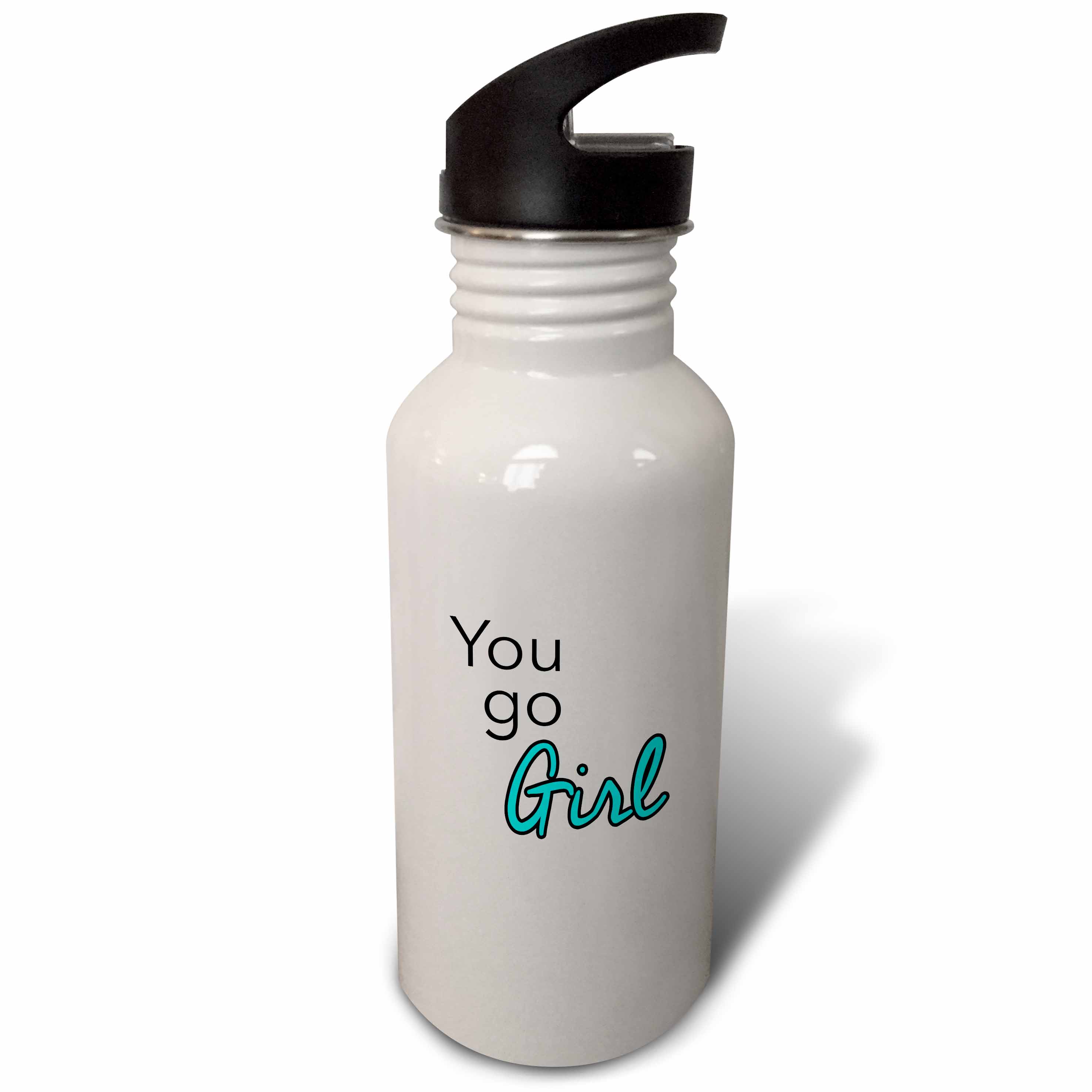 You Go Girl Aqua Flip Straw 21oz Water Bottle wb-306061-2