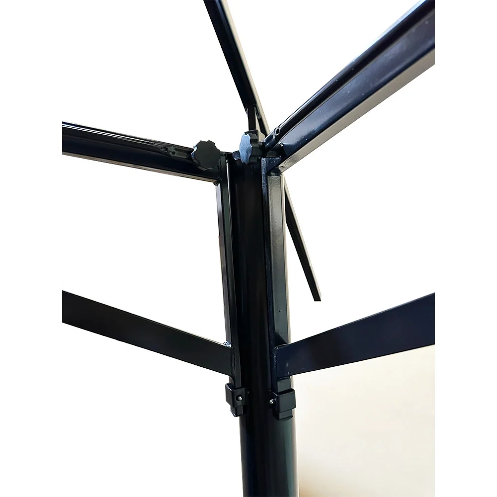 Garden Winds Replacement Canopy Top Cover Compatible with The Grand Patio 10' X 13' Gazebo - RipLock 350 - Slate Gray