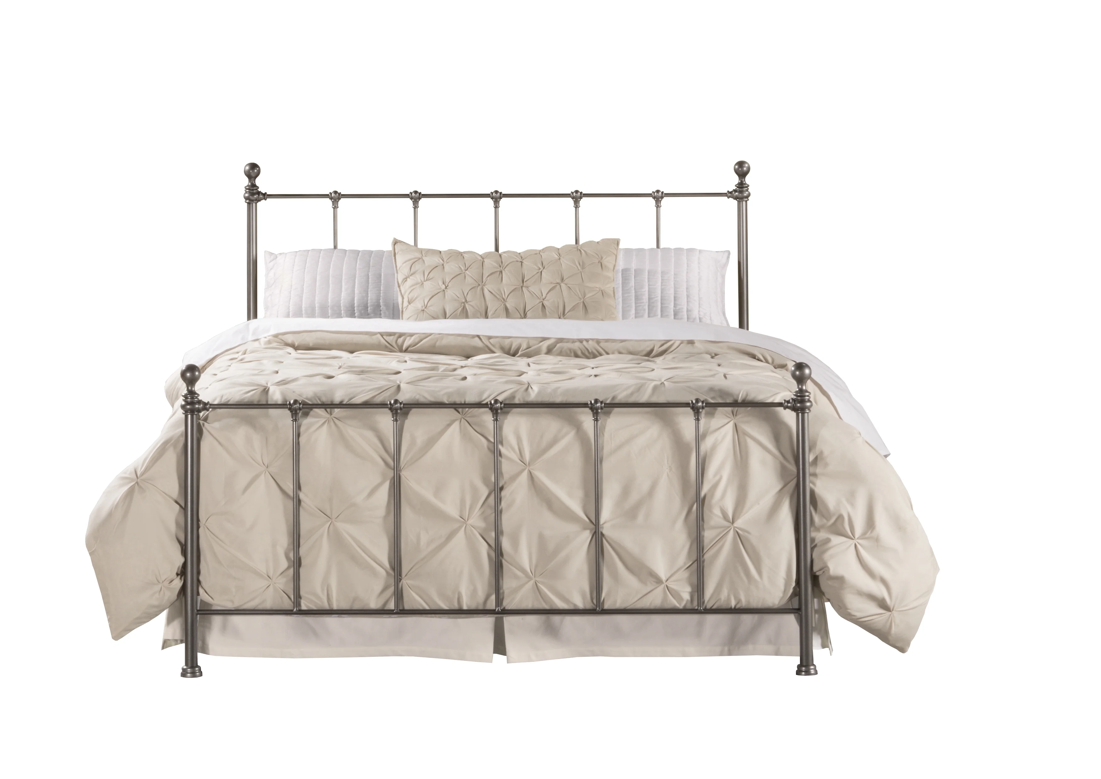 Hillsdale Furniture Molly Queen Metal Bed, Black Steel