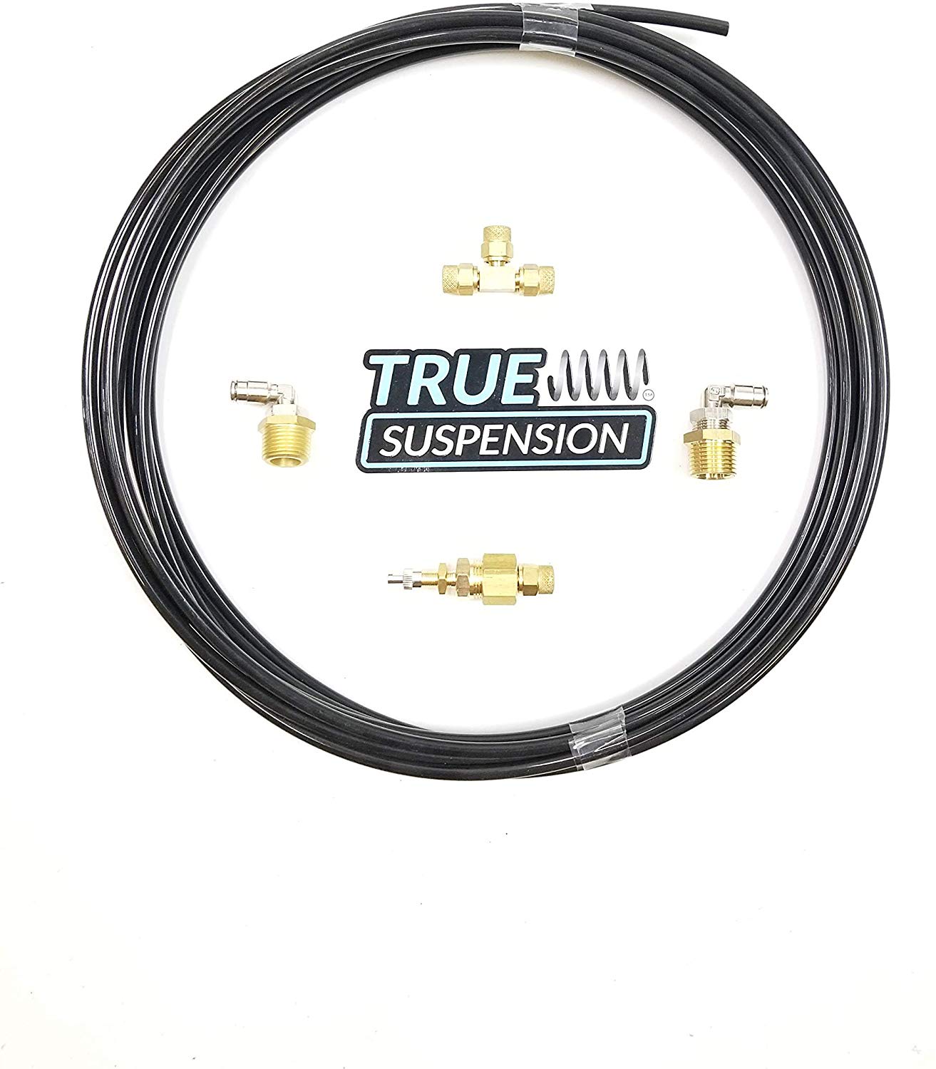 TS - Fits Chevrolet Silverado GMC Sierra 2500 3500 HD 11-16 Pickup Rear Towing Assist Helper Air Ride Suspension Kit