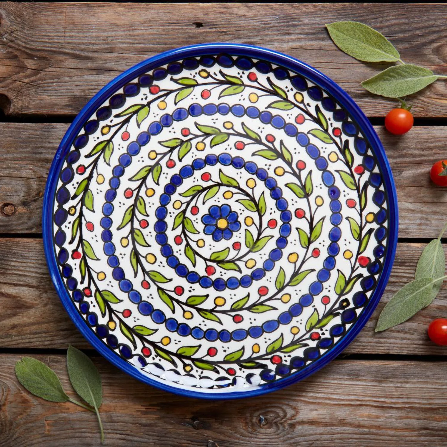Ceramic Palestine Dinner Plates Set