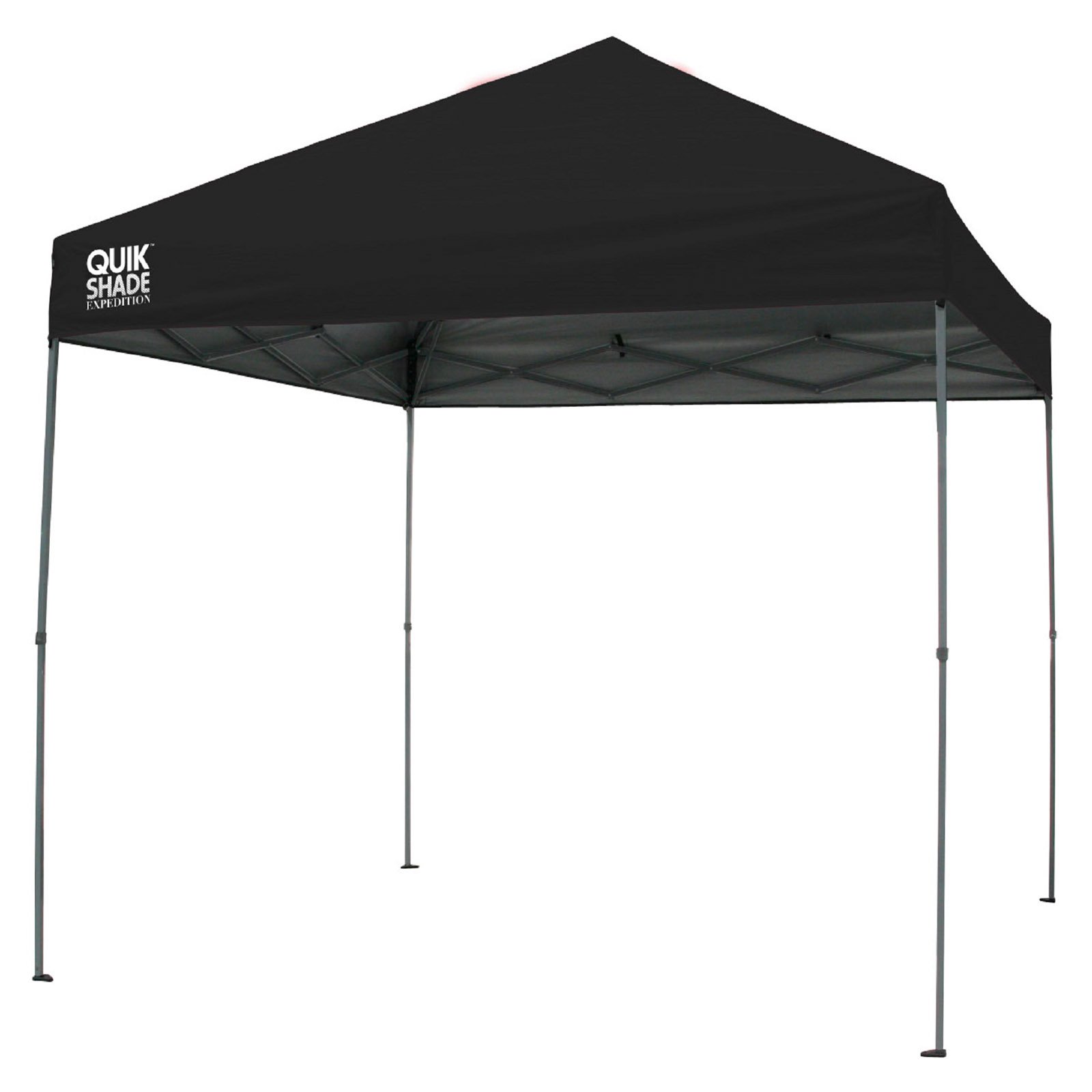 QuikShade EX100 10x10 Pop-Up Canopy Tent, Black