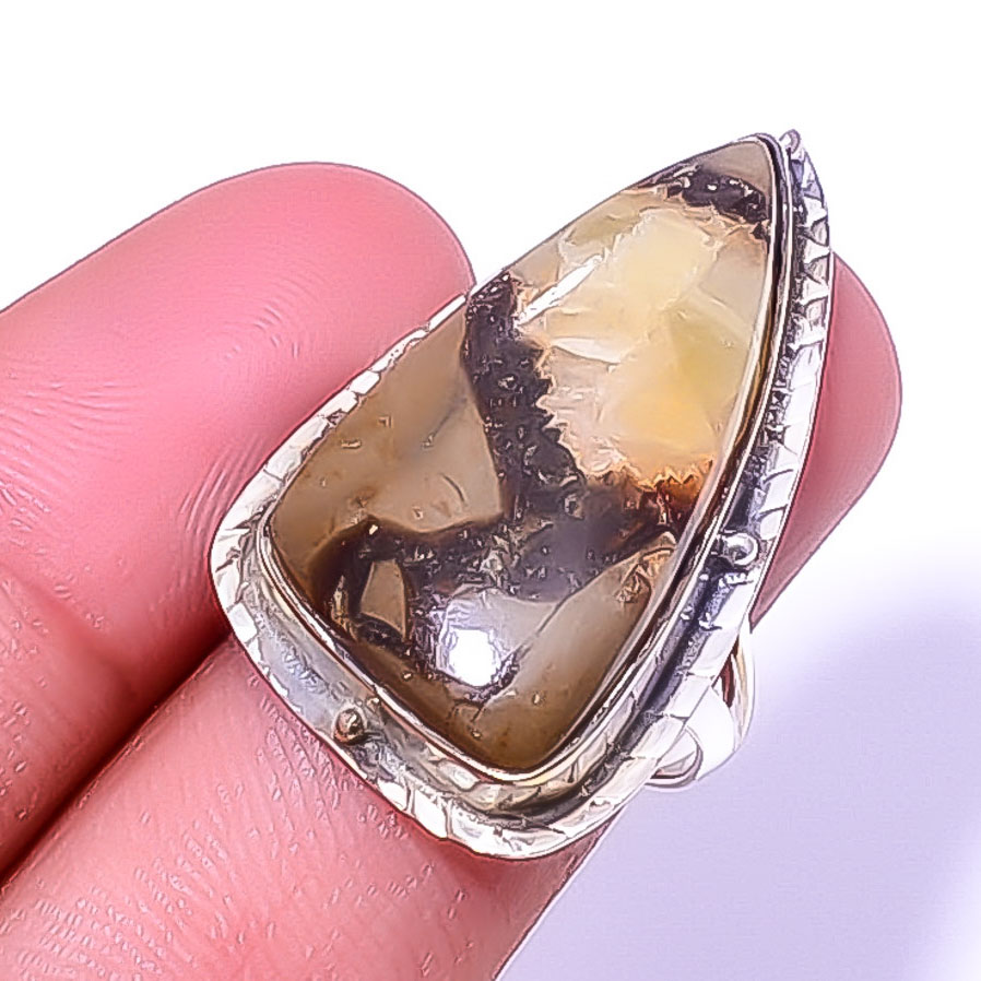 Septerian Stone Gemstone Handmade Gemstone 925 Silver Plated Ring s.8 A327, Valentine's Day Gift, Birthday Gift, Beautiful Jewelry For Woman & Girls