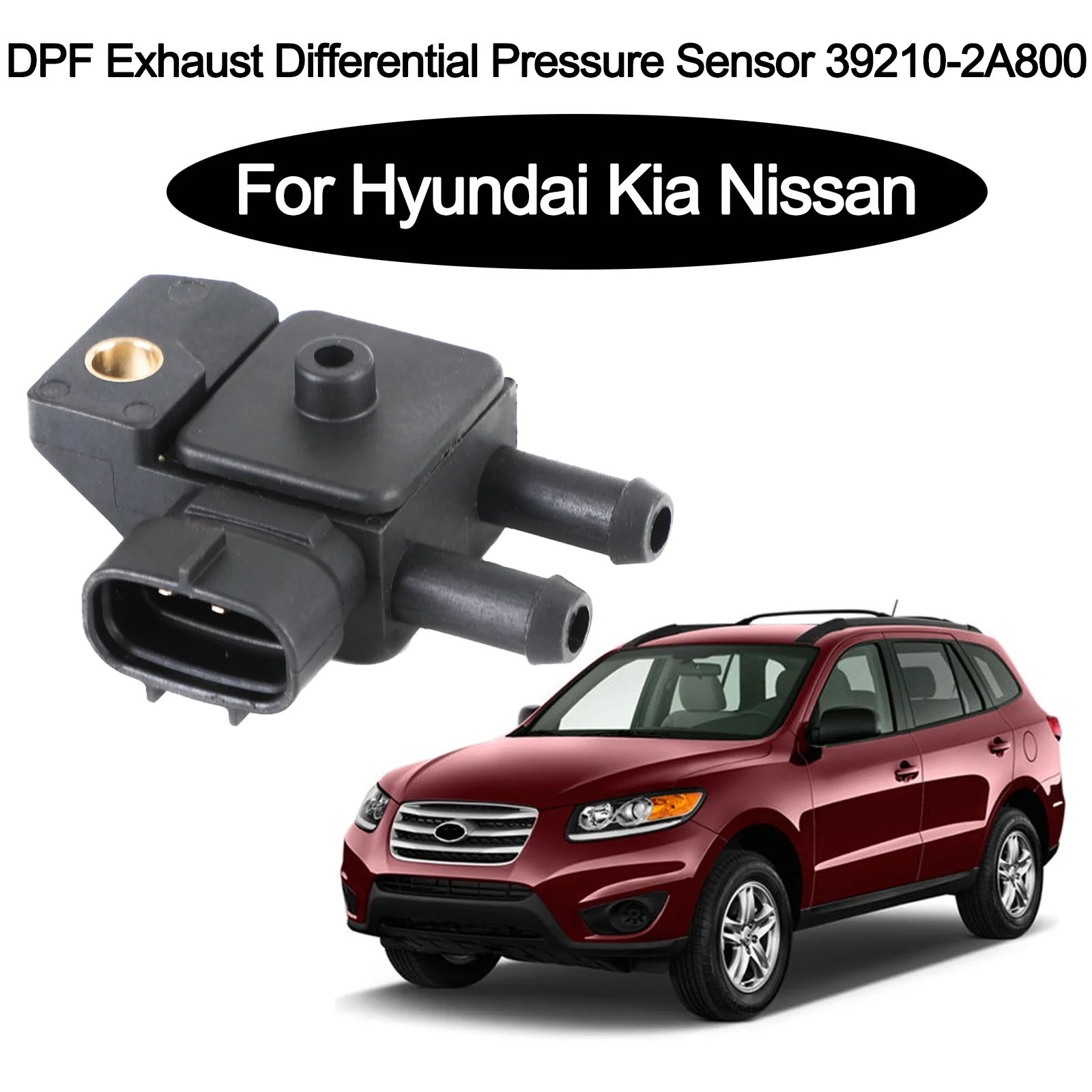 DPF Exhaust Pressure Sensor 39210-2A800 For Hyundai Santa Fe Kia Sportage