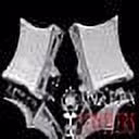 New 10K White Gold Finish Mens Ladies Kite Shape Stud Earrings 18mm Simu Diamond