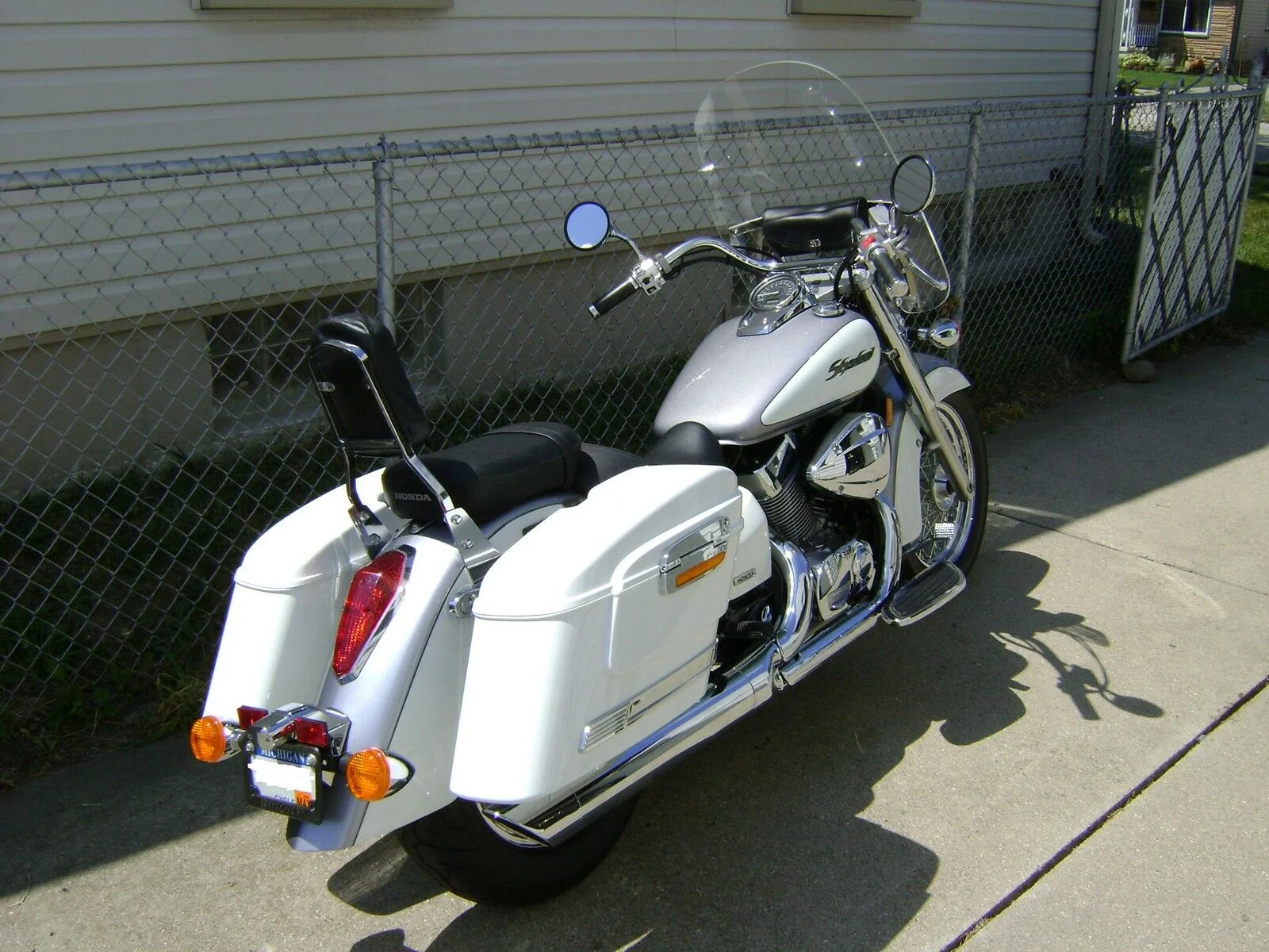 Mutazu Cobalt Blue HL Hard Saddlebag fits SABRE VTX VALKYRIE SPIRIT MAGNA AERO HONDA