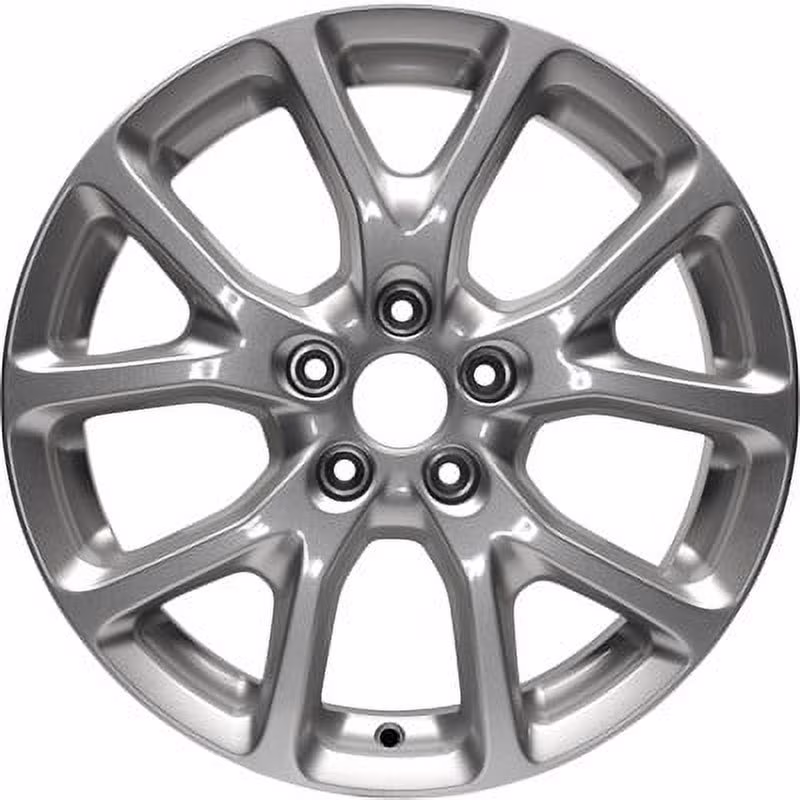 KAI 17 X 7 Reconditioned OEM Aluminum Alloy Wheel, All Painted Sparkle Silver Metallic, Fits 2014-2018 Jeep Cherokee