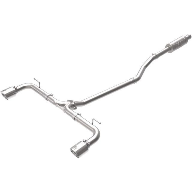 aFe Power Takeda 2-1/2 IN 304 Stainless Steel Cat-Back Exhaust System w/ Polished Tips Mazda 3 14-18 L4-2.0/2.5L 49-37015-P