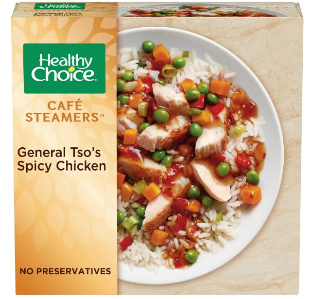 Healthy Choice Café Steamers General Tso's Spicy Chicken Frozen Meal, 10.3 oz - Pack of 3