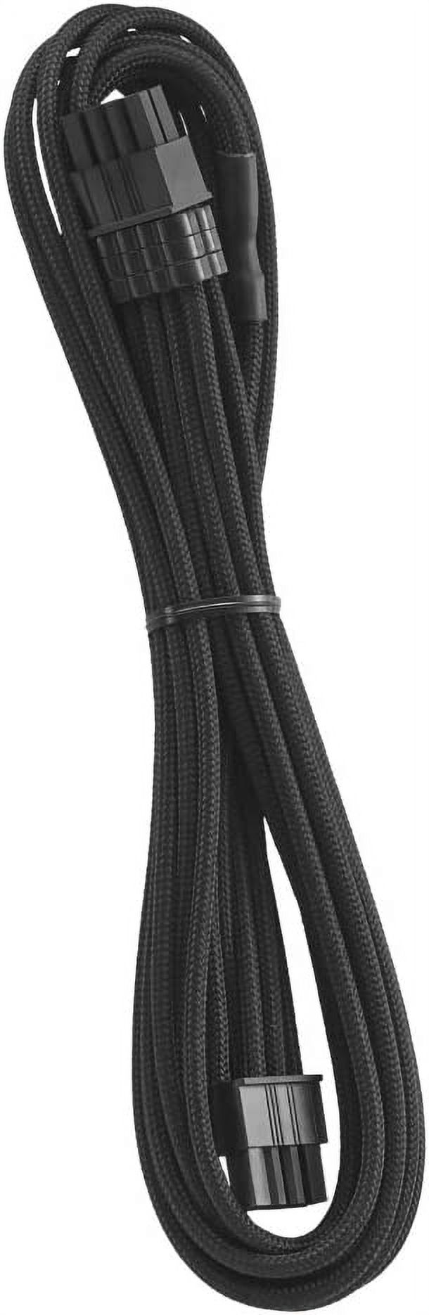 CableMod C-Series Pro ModFlex Sleeved 8-pin PCI-e Cable for Corsair Type 4 RM Black Label/RMi/RMX (Black, 60cm)