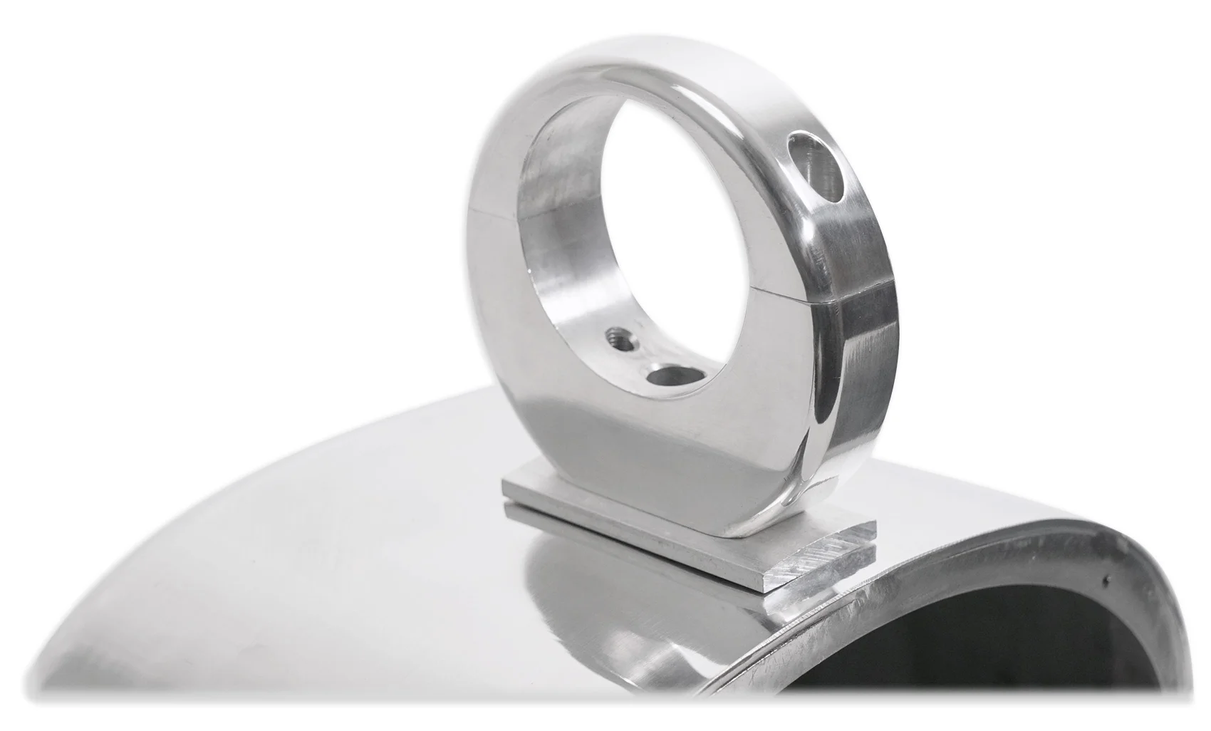 2 Rockville 6x9 Polished Silver Aluminum Wakeboard Tower Speaker Enclosures