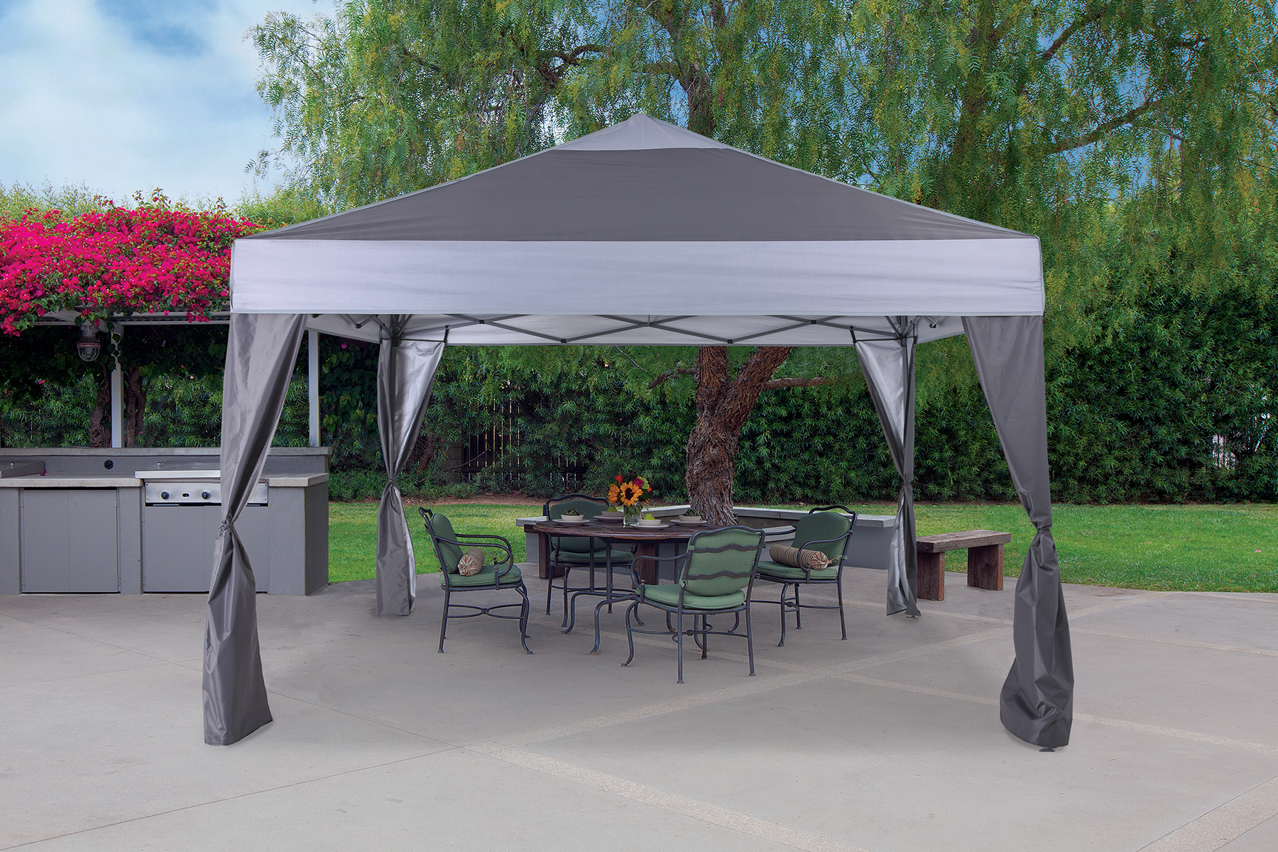 Z-SHADE 12'X10' DELUXE LAWN & GARDEN INSTANT CANOPY COMBO-BONUS PACK