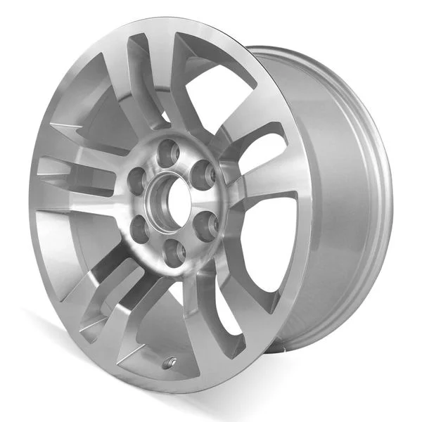 New 18x8.5 inch Wheel for GMC Sierra 1500 2019 Silver Painted Alloy Rim
