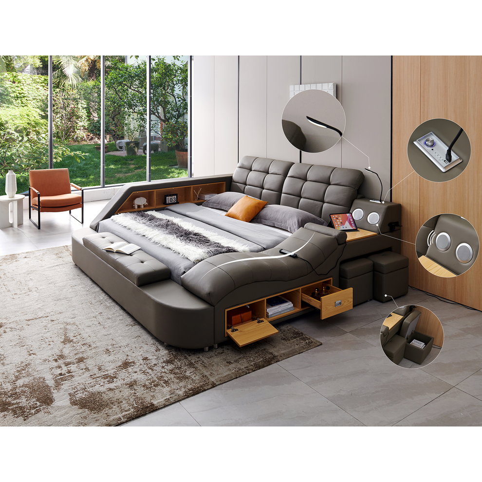 Artisan Design Eastern King Bed Grey