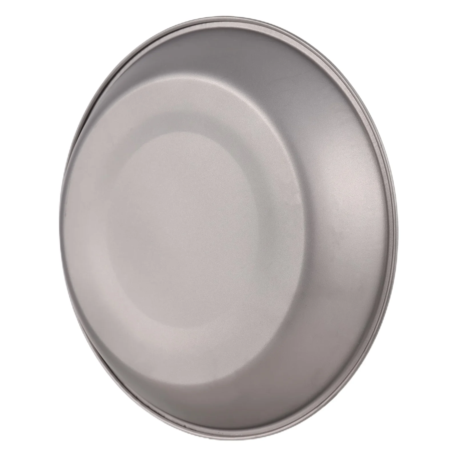 Lixada Camping Tableware Ti Plate 5pcs Round Fruit Dinner Dish for BBQ Hiking Picnic