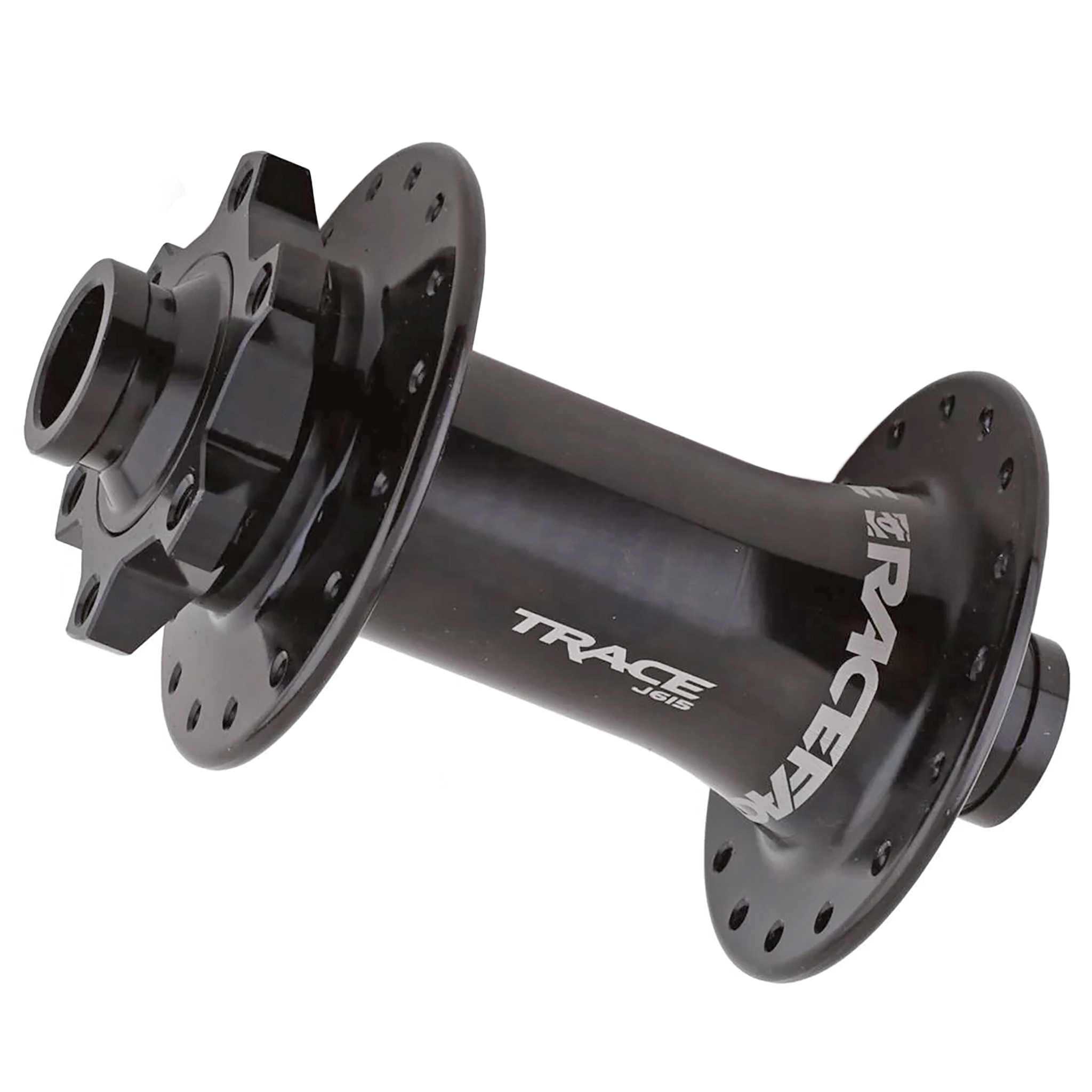 RaceFace Trace J-Bend 615 Front Hub - 15 x 110mm Boost, 6-Bolt, Black