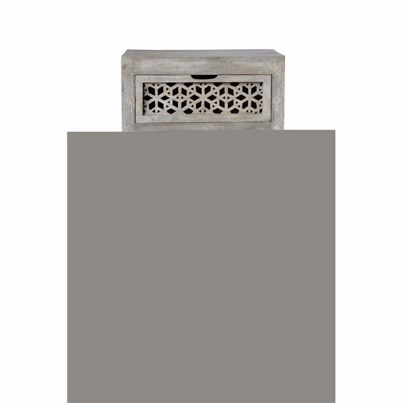 Moti  Halle 5 Drawer Hand-Carved Tall Chest