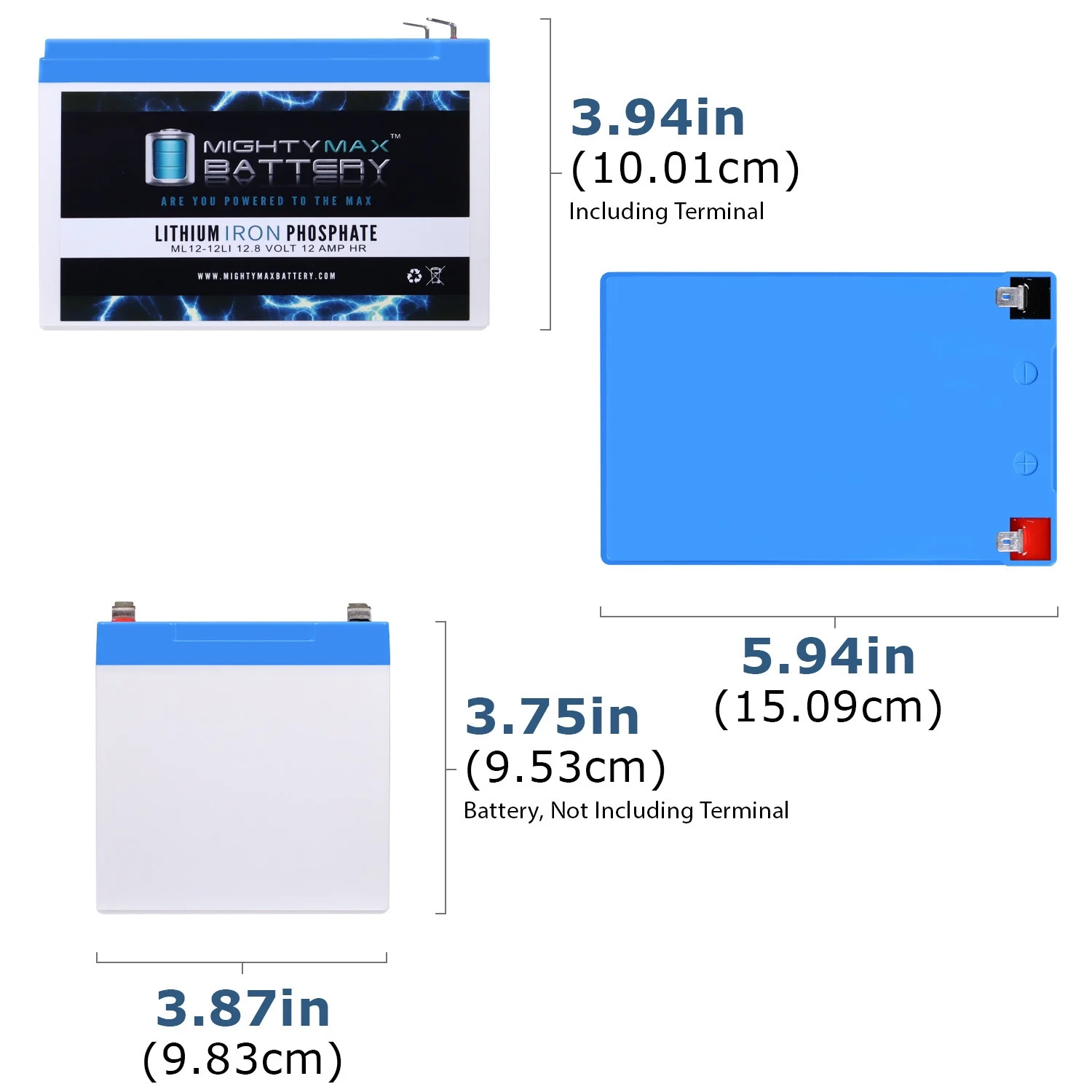 12V 12Ah Lithium Replacement Battery Compatible with Electra ScootNGo 88700 Scooter Bike - 2 Pack