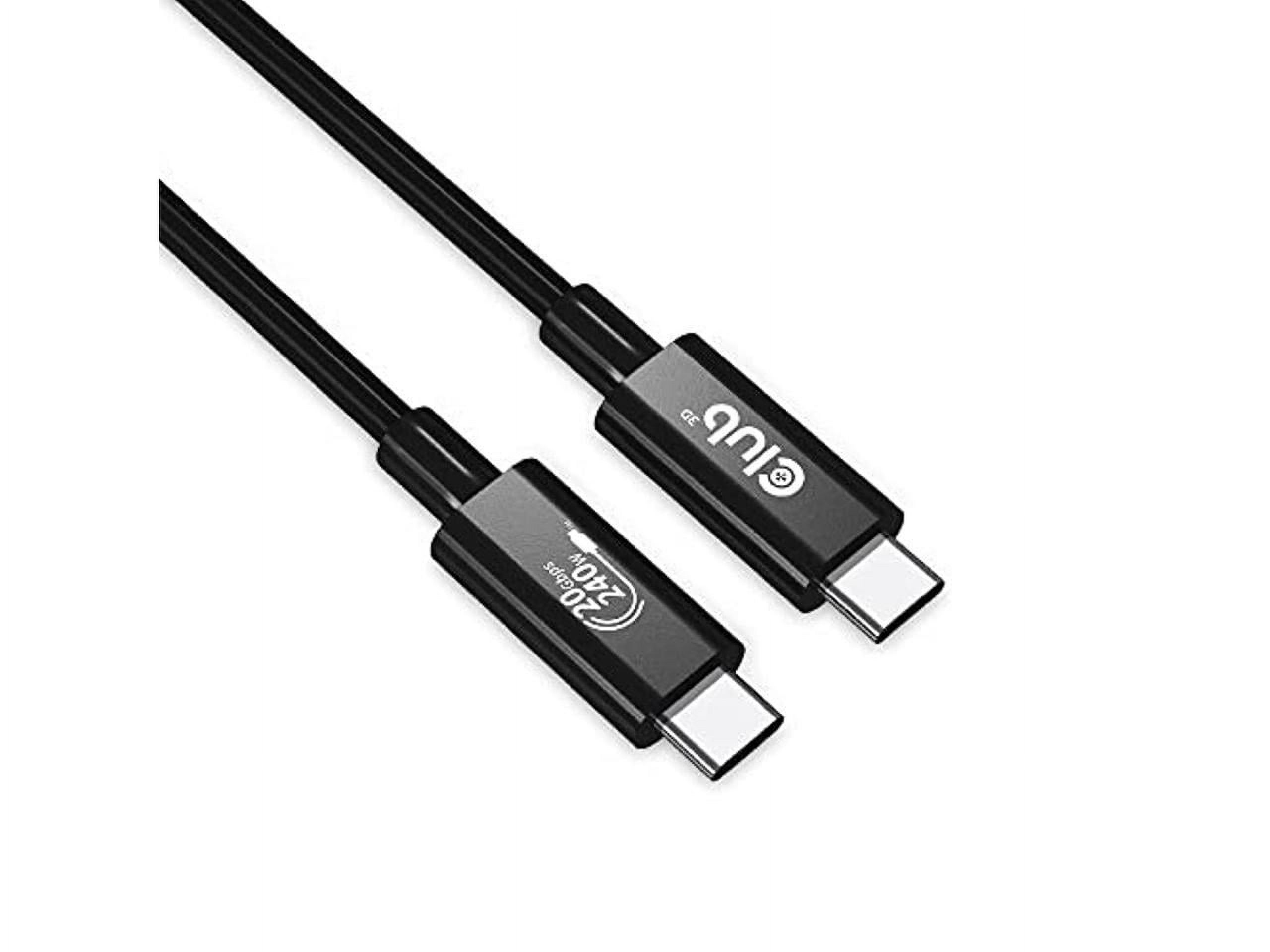 club 3d usb4 type-c gen2x2 bi-directional cable 40gbps 4k60hz 240w powerdelivery m-m 2m - 6,56ft, cac-1575