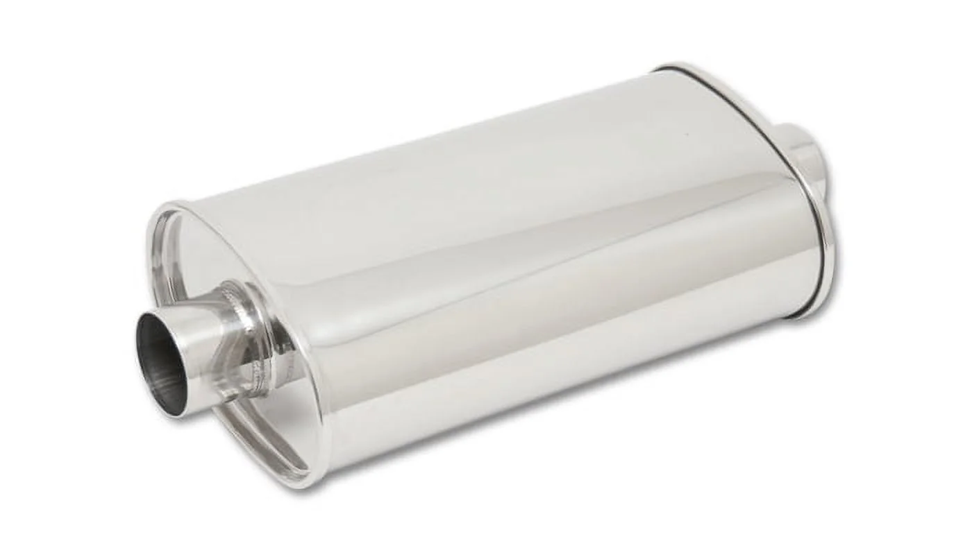 Vibrant Performance 1135 VIB1135 STREETPOWER OVAL MUFFLER, 3.5IN INLET/OUTLET (CENTER-CENTER)