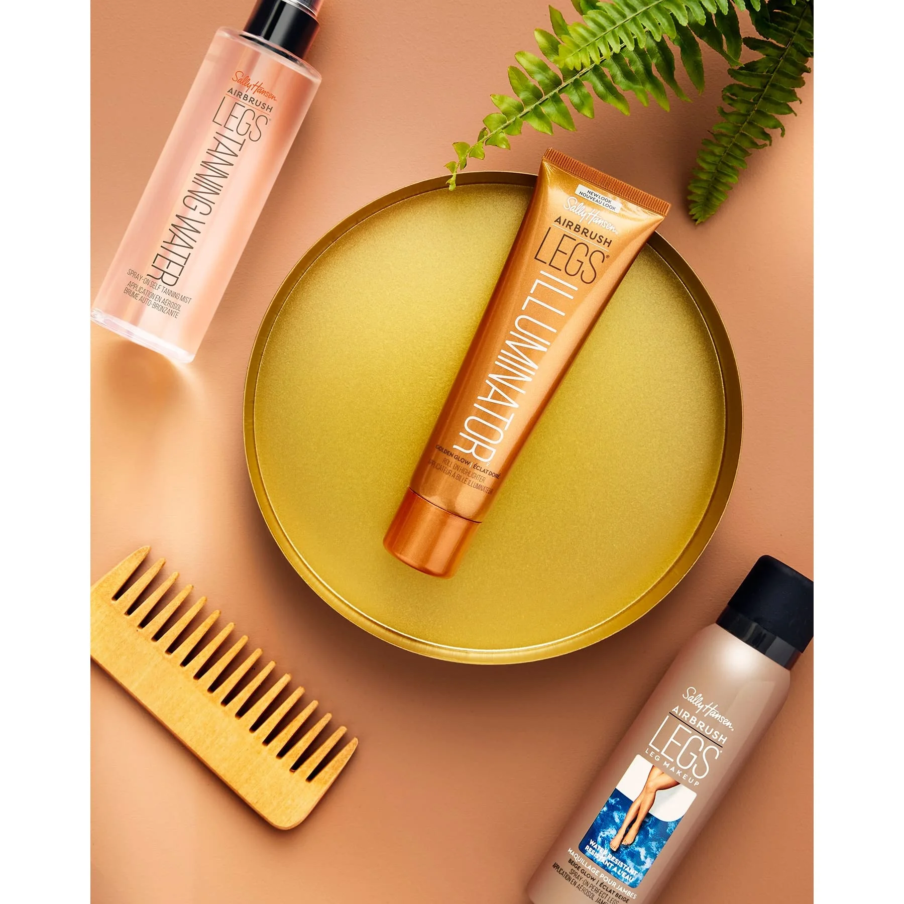 Sally Hansen Airbrush Legs, Leg Makeup Lotion, Deep 4 Oz, Pack Of 2