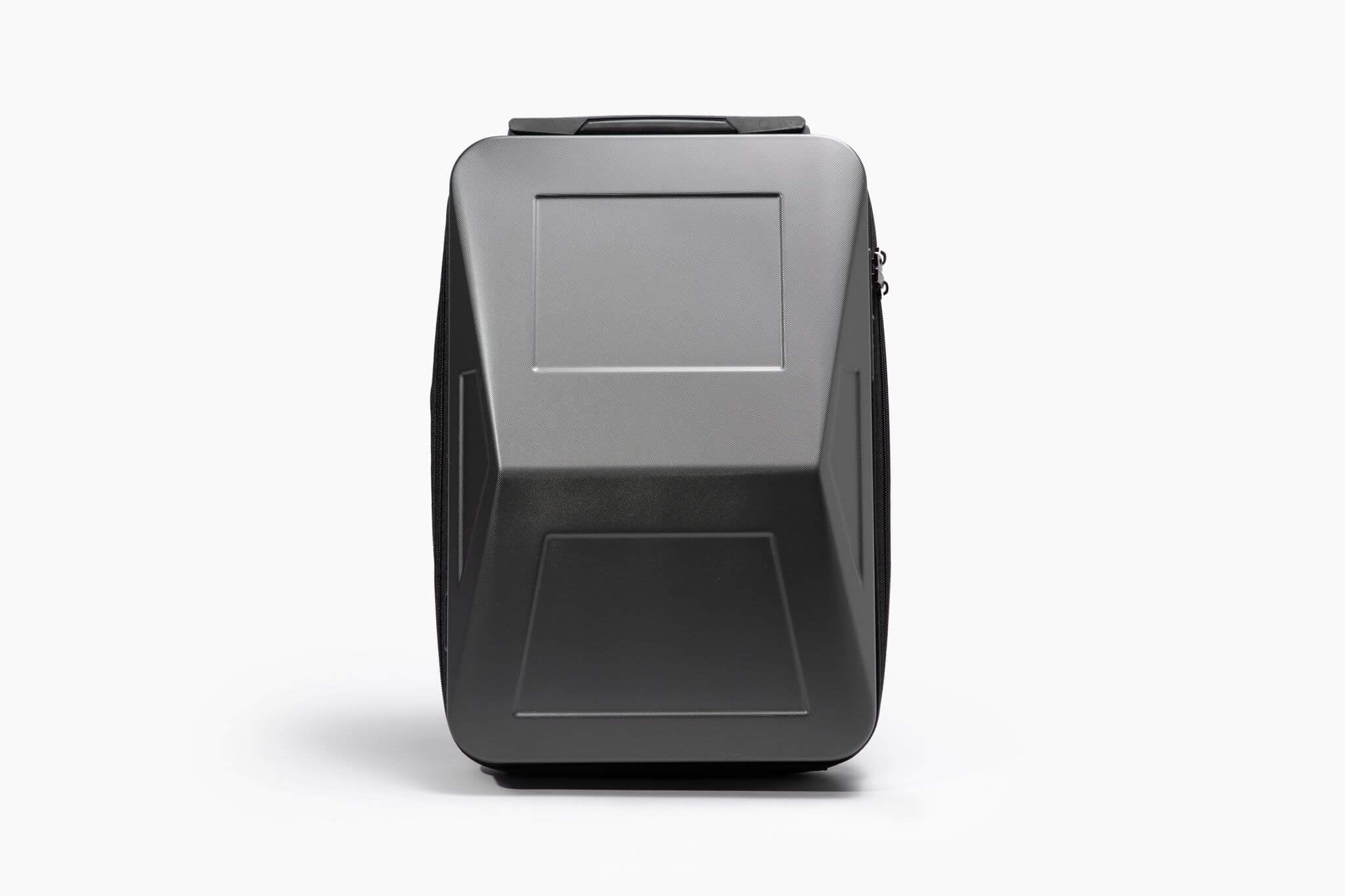 Cyberbackpack Gray Expandable Anti-theft 17.3 Inch Laptop Computer Lightweight Work Business Travel Hiking Student College Motorcycle Fashion Adult Unisex Hard Backpack for Men Women With USB Charging