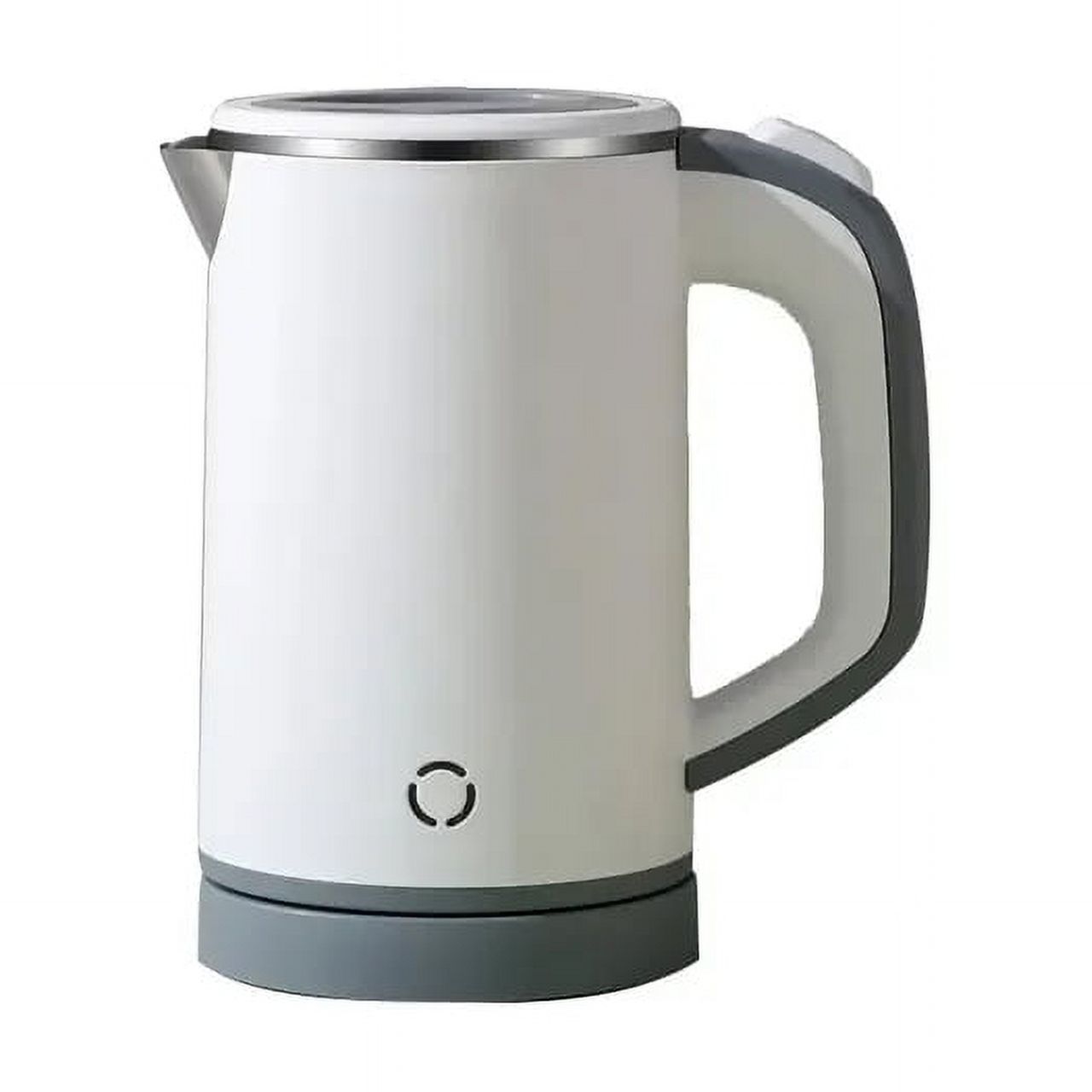 For  Kettle Insulated 800ml 600W 220V EU Plug Double Layer Stainless Steel Fast Water Boiler Cordless for Travel