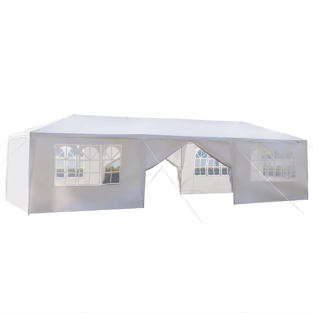 Winado 10'x 30' Canopy Wedding Party Tent w/8 Sidewalls Gazebo Pavilion White