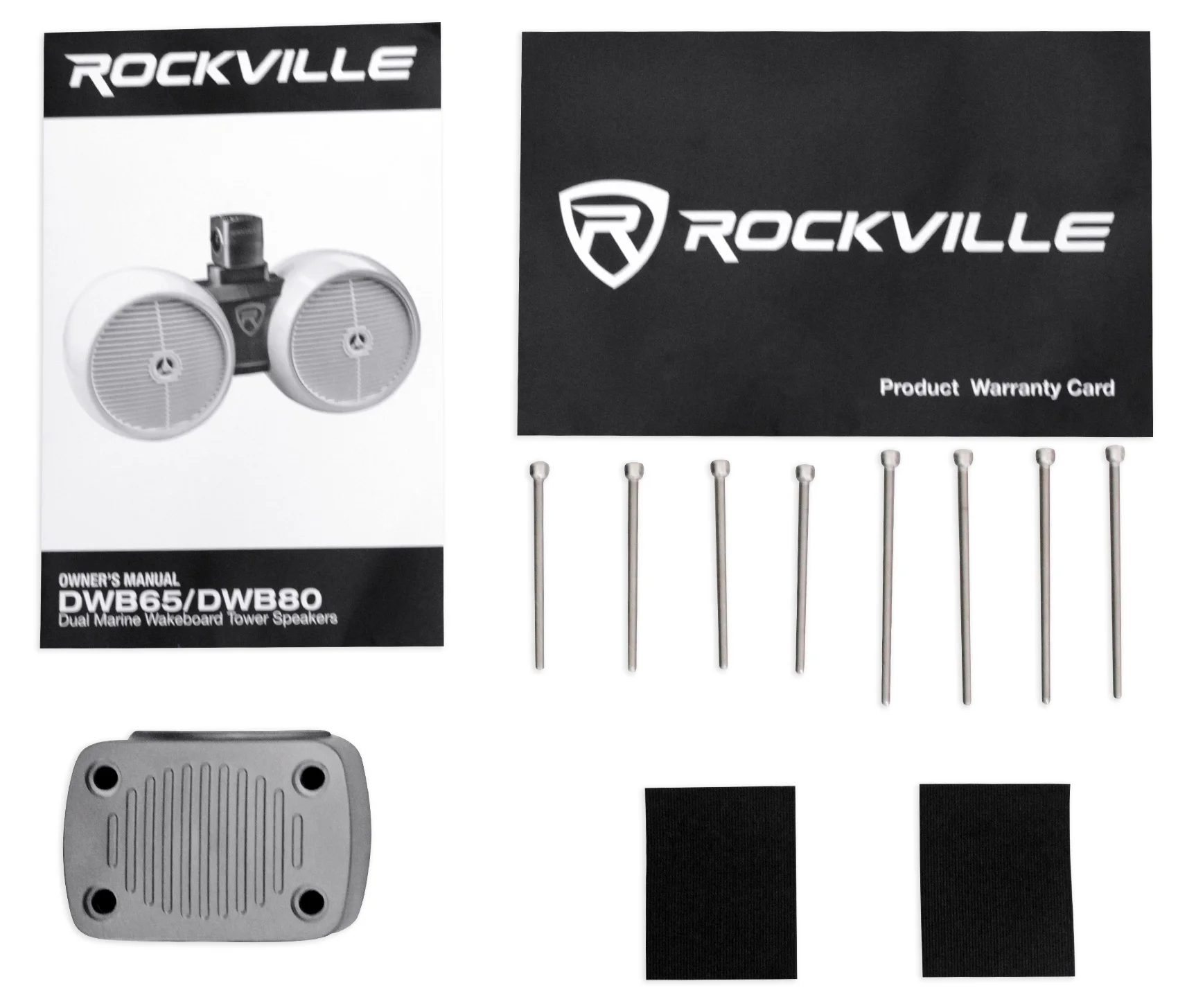 2) Rockville Dual 6.5
