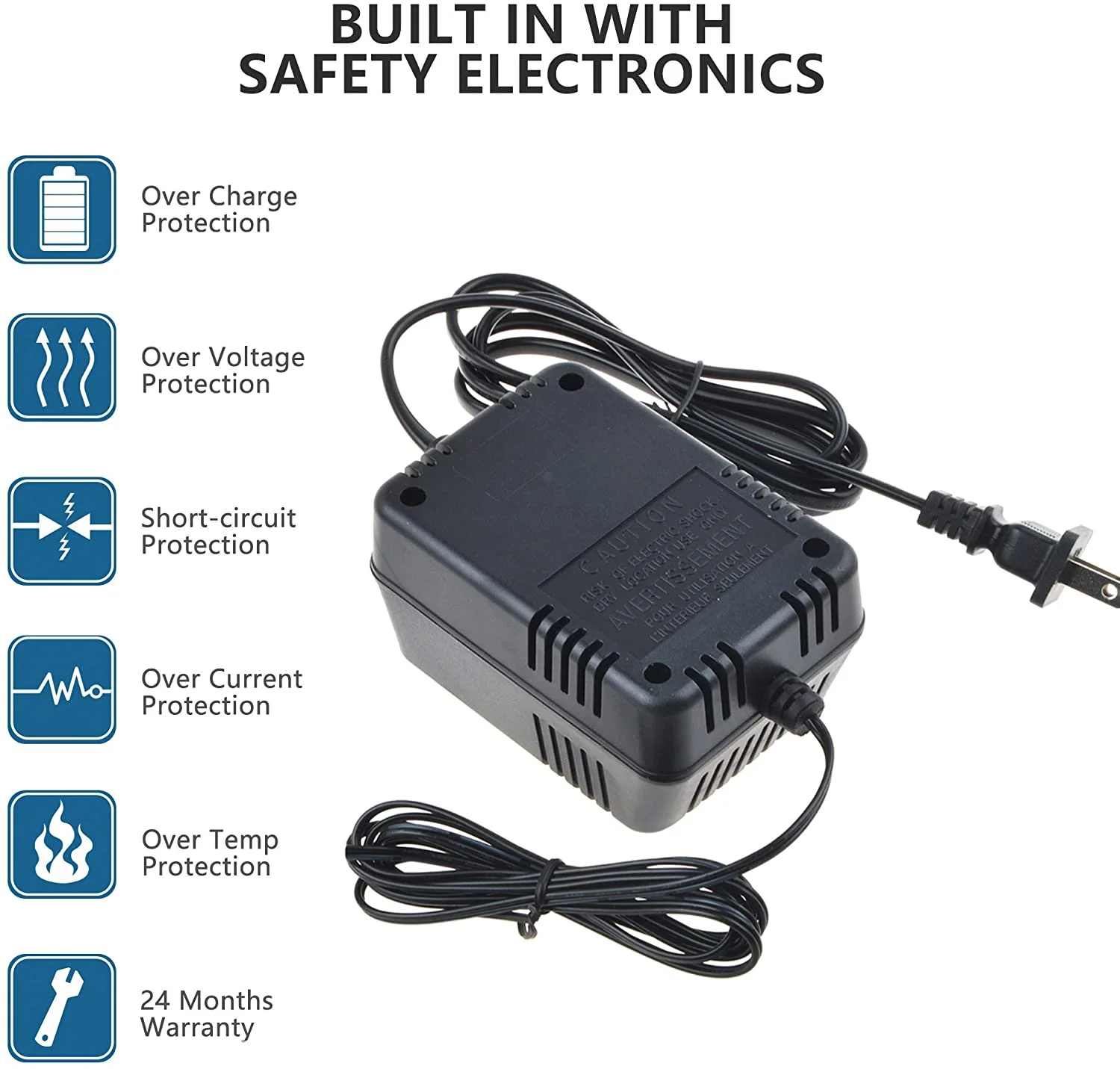 PwrON AC/AC Adapter Replacement for Stanton SA-3 SK-2 SK-2F SK-6 SK 2F-LTD SK6F RM-3S DJ Mixer PSU