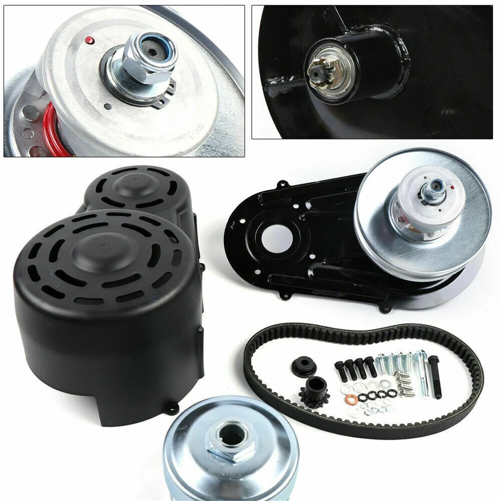 Wuzstar 40 Series Go Kart Torque Converter Kit for Go Cart Golf Cart Dune Buggy,9-16HP engines