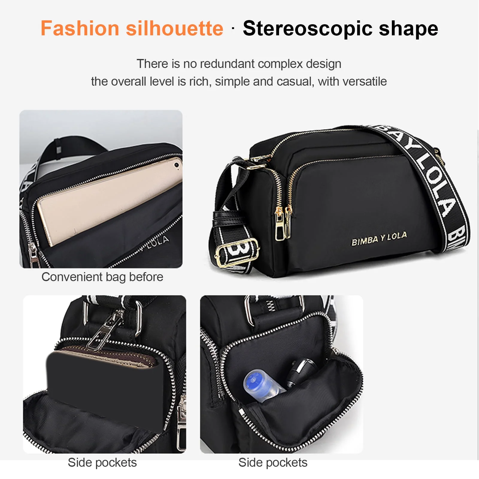 Ladies Shoulder Bag B Y Lola Crossbody Single Shoulder Bag