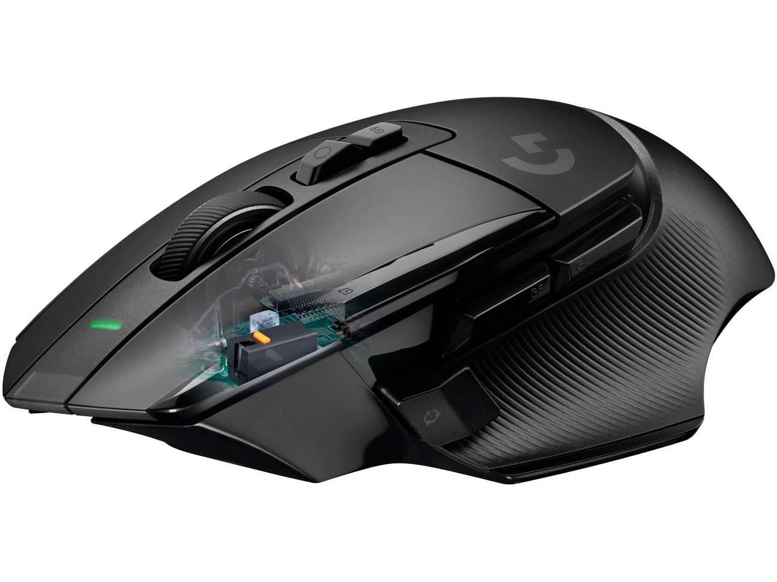 Logitech G502 X LIGHTSPEED Wireless Gaming Mouse - Optical mouse with LIGHTFORCE hybrid optical-mechanical switches, HERO 25K gaming sensor, compatible with PC - macOS/Windows - Black