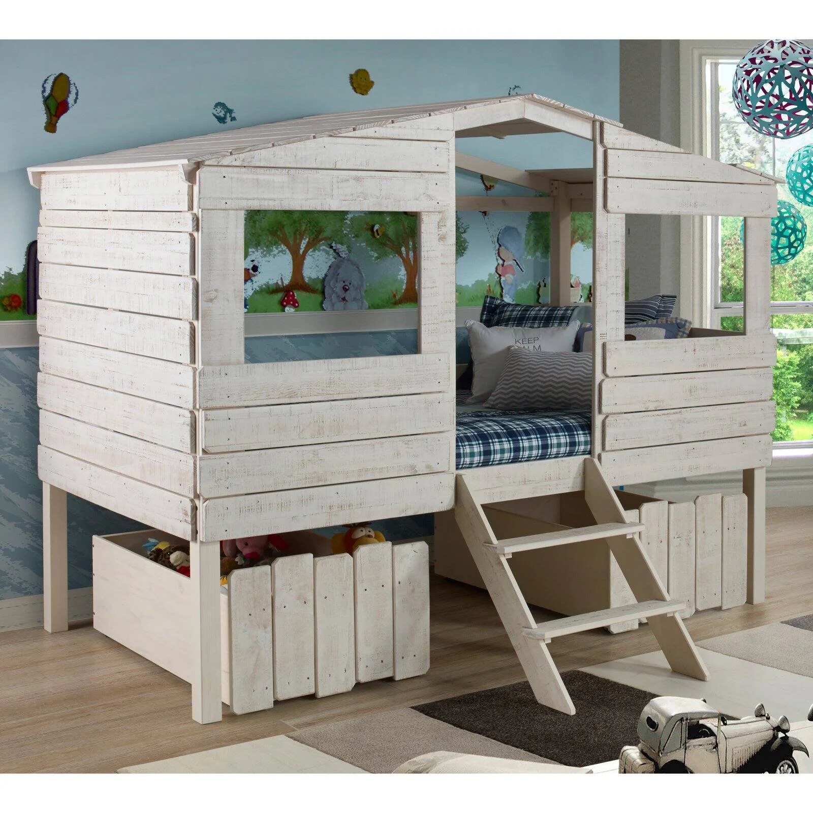 Donco Twin Treehouse Loft Bed