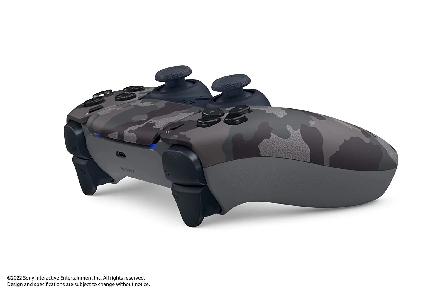 DualSense PlayStation Wireless Controller - Grey Camo - Like New With Charging Cable Bundle BOLT AXTION