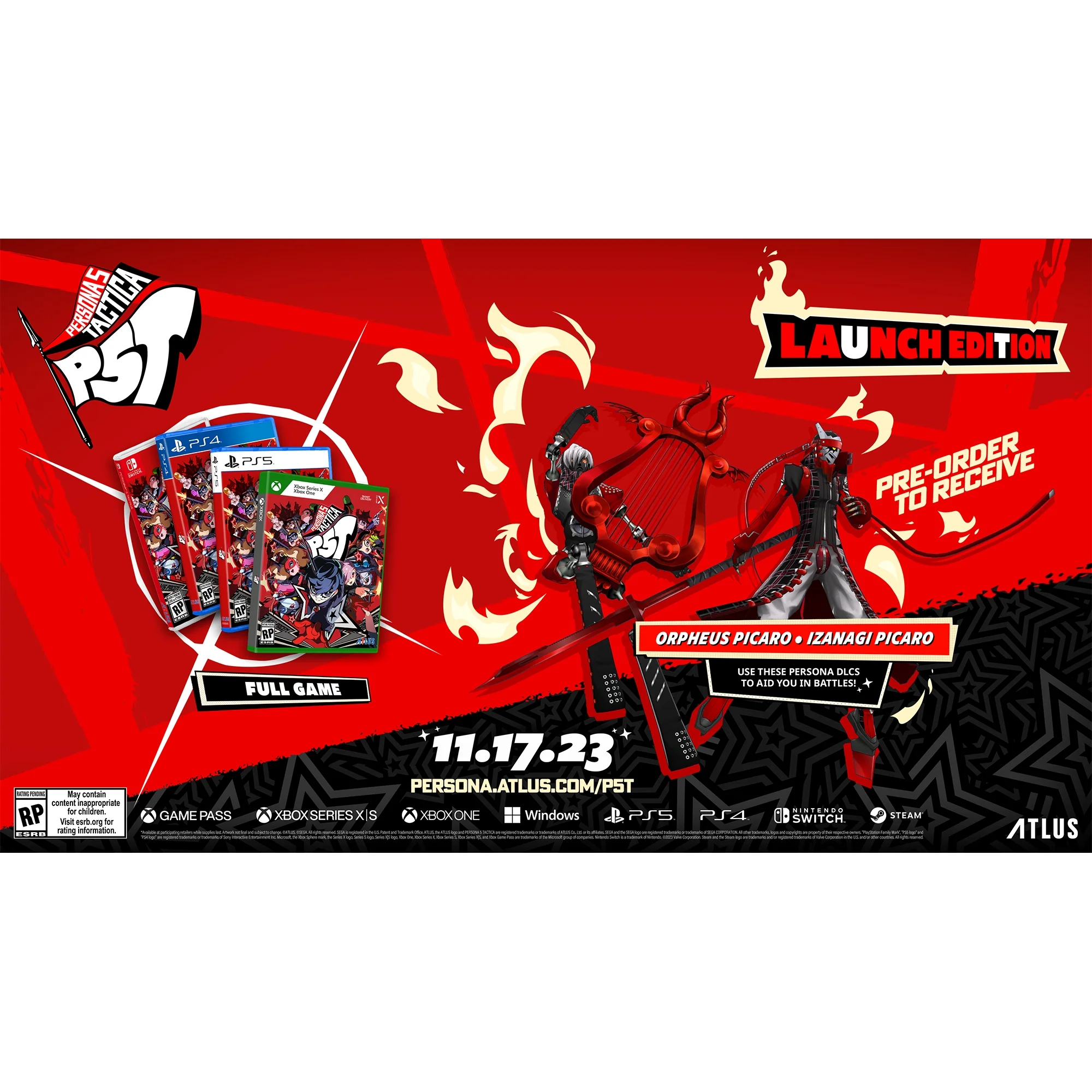 Persona 5 Tactica - PlayStation 4