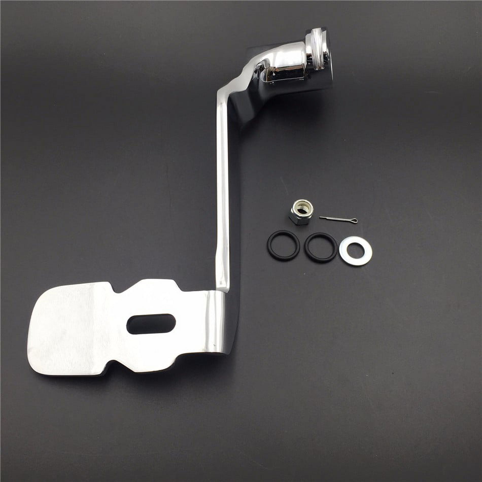 HTT Motorcycle Chrome Rear Brake Lever Brake Pedal Foot Lever Fit 2014-later Touring Trike (Freewheeler / Electra Glide)